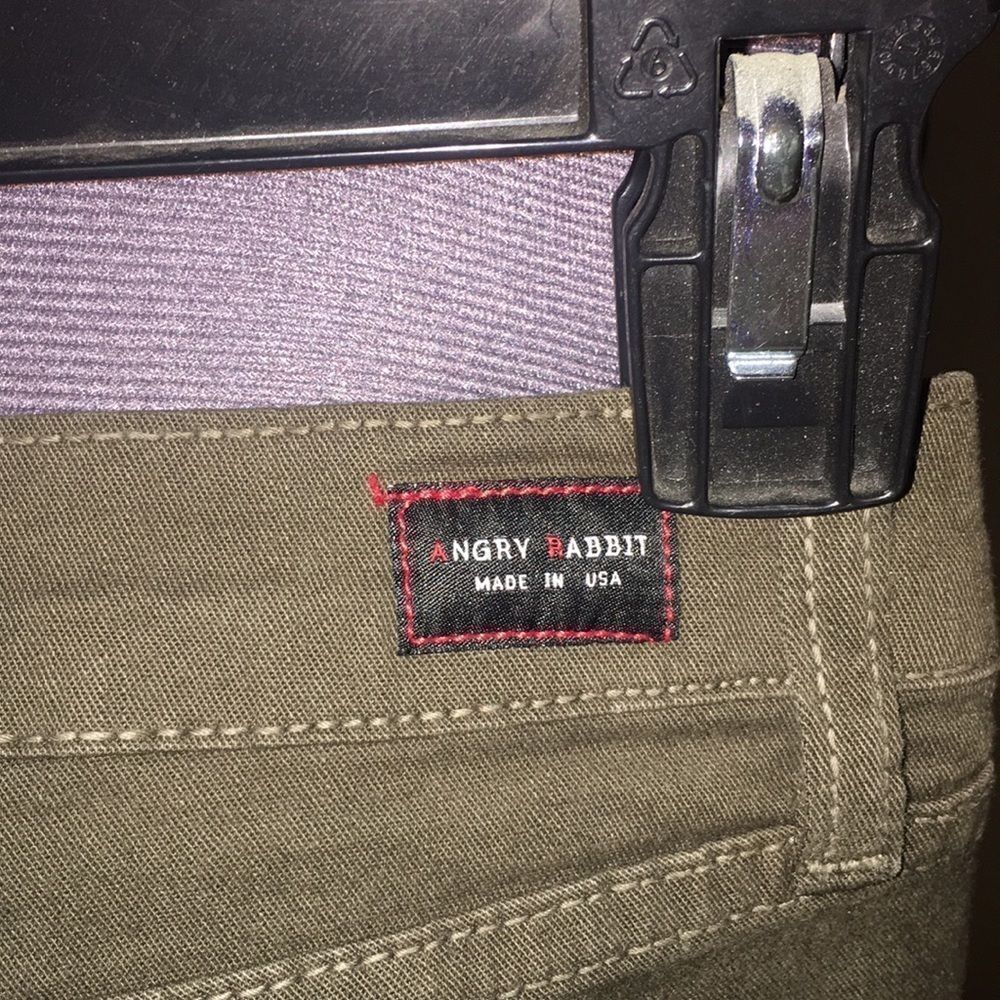 Angry Rabbit (ModCloth) Green Jeans - Picture 6 of 8